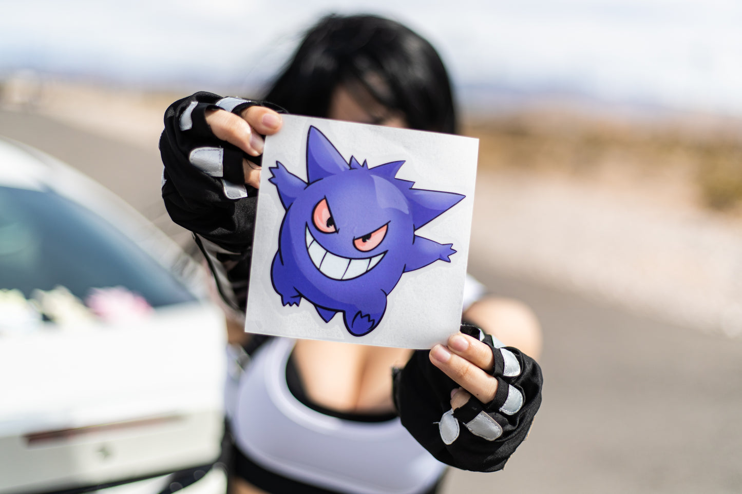 Gengar Kiss Cut