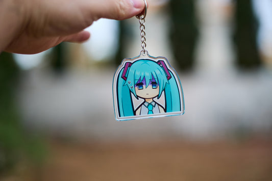 Miku Stare Acrylic Charm