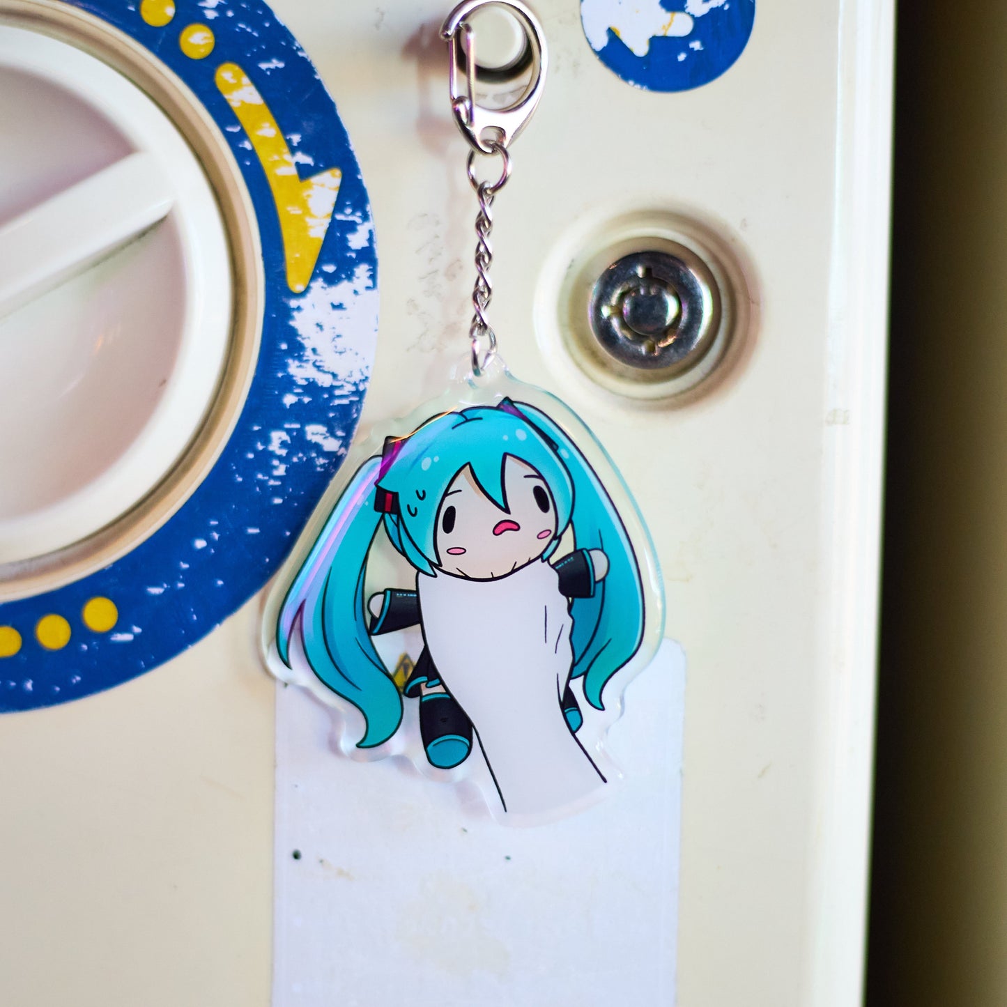 Miku Double Sided Epoxy Charm