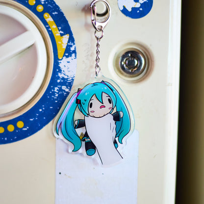 Miku Double Sided Epoxy Charm