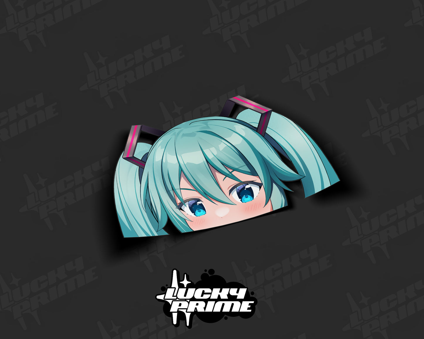 Miku Peeker Decal