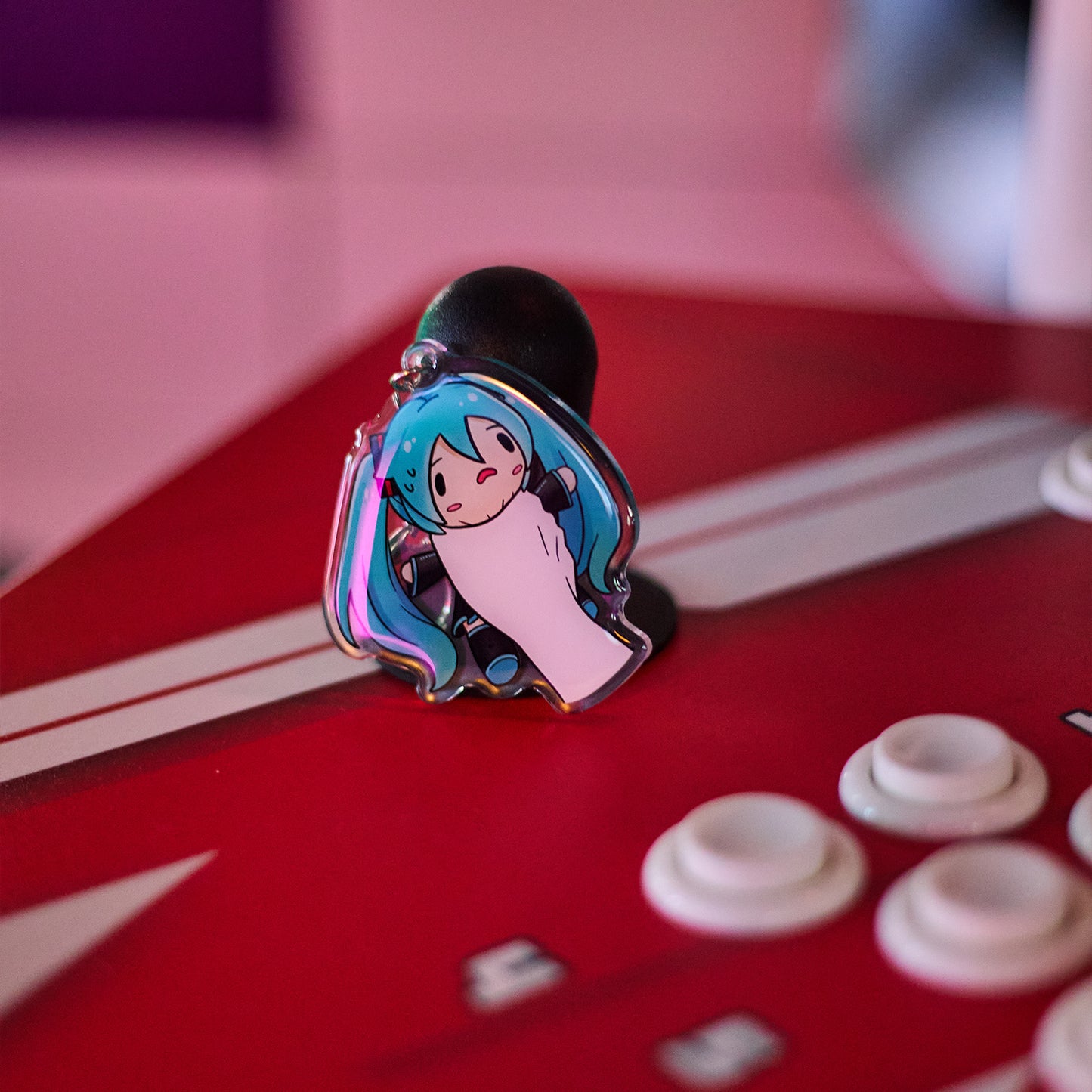 Miku Double Sided Epoxy Charm