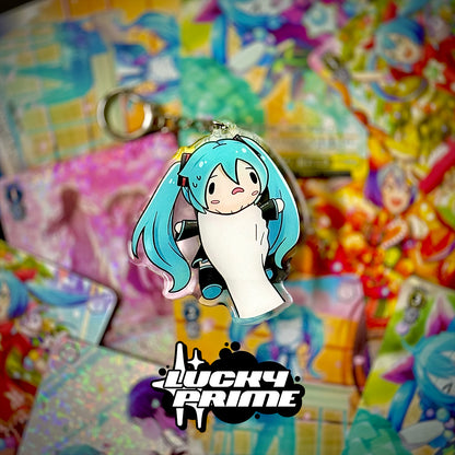 Miku Double Sided Epoxy Charm
